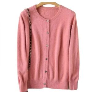 NWT Pure Cashmere Cardigan, Pink